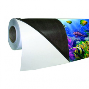 Adesivo Blackout Corte Reto • Vinil  • Colorido Frente (4x0) • (Cola Cinza) • Corte Reto 