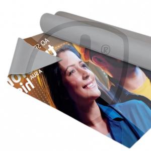 Lona sem Acababento Lona 440g  4x0 Colorido Frente  Corte reto 